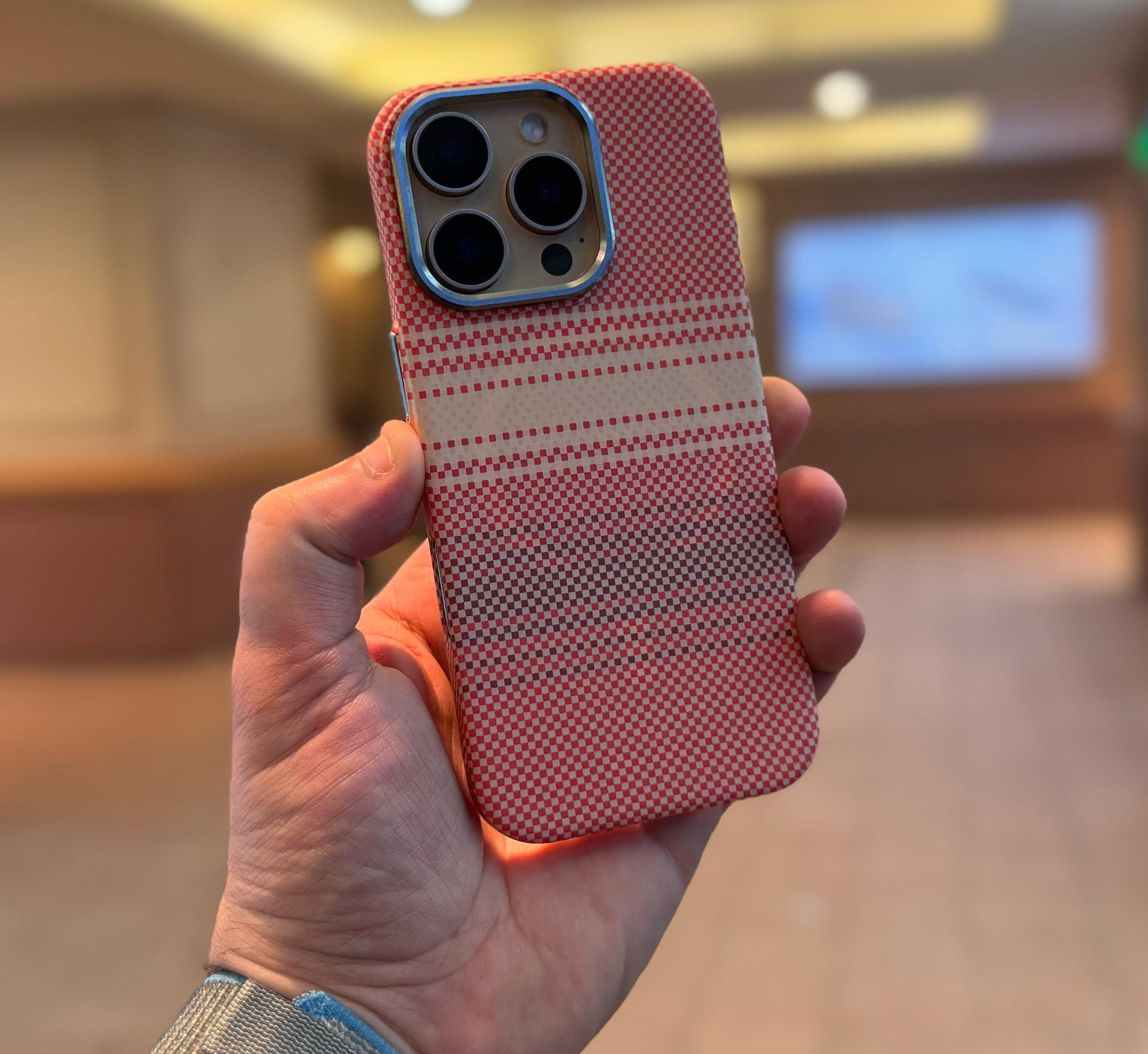 Kevlar Case for iPhone 16 Pro Max | Orange Kevlar Case for iPhone 16 Pro Max | Orange